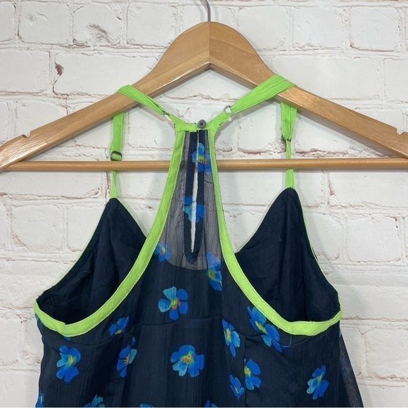 Hollister Sundress Size Small Floral Blue - Picture 7 of 11
